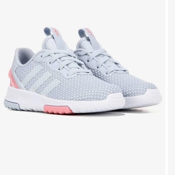 adidas Shoes Adidas Girls Racer Tr 2 Running Shoes In Graypink Size